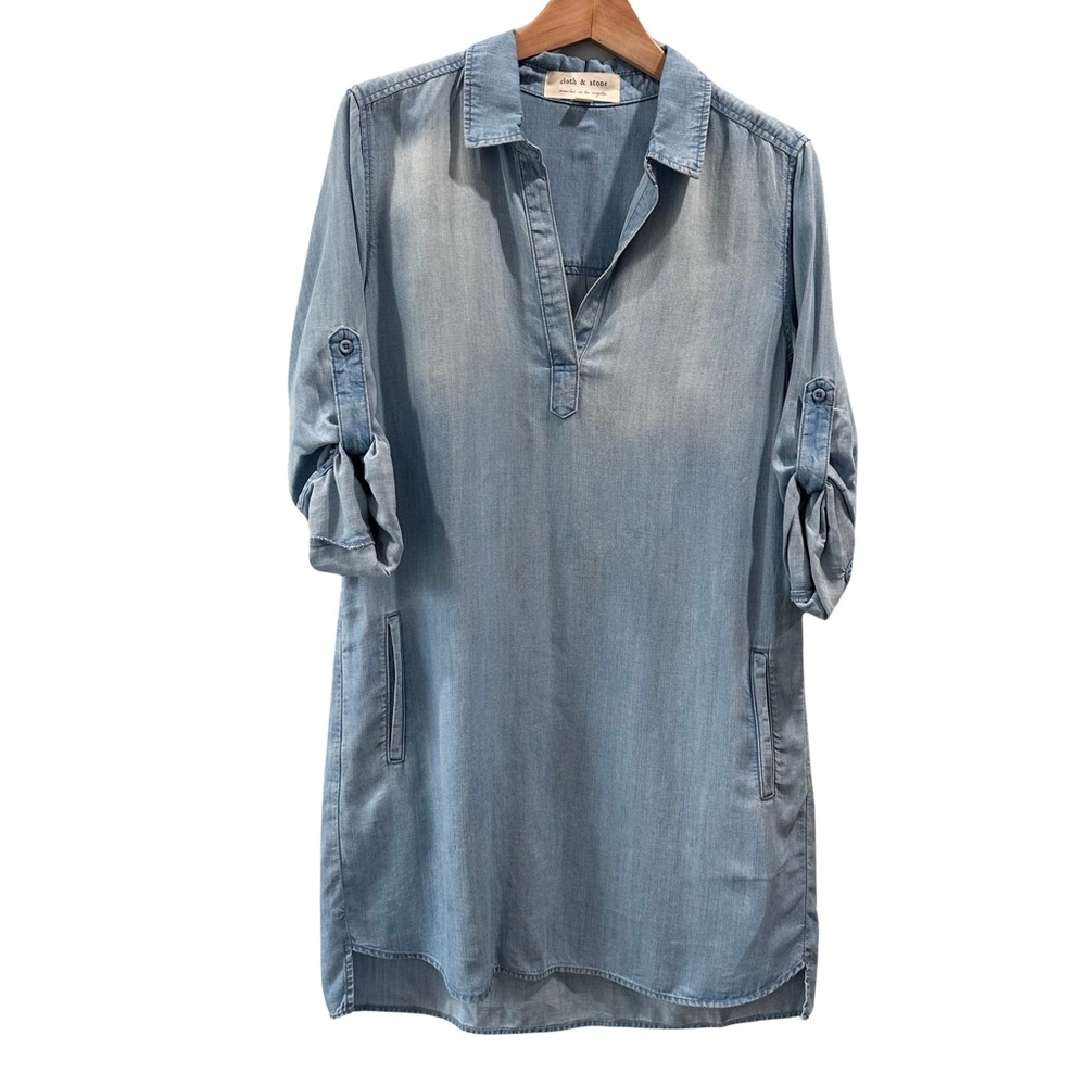 Cloth & Stone Anthropologie Chambray Dress
